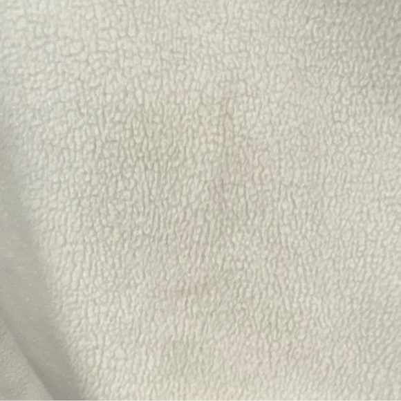 Eddie Bauer Womens Size XL Ivory Colored Pullover Fleece Quarter Zip Sweat Shirt - Picture 5 of 10